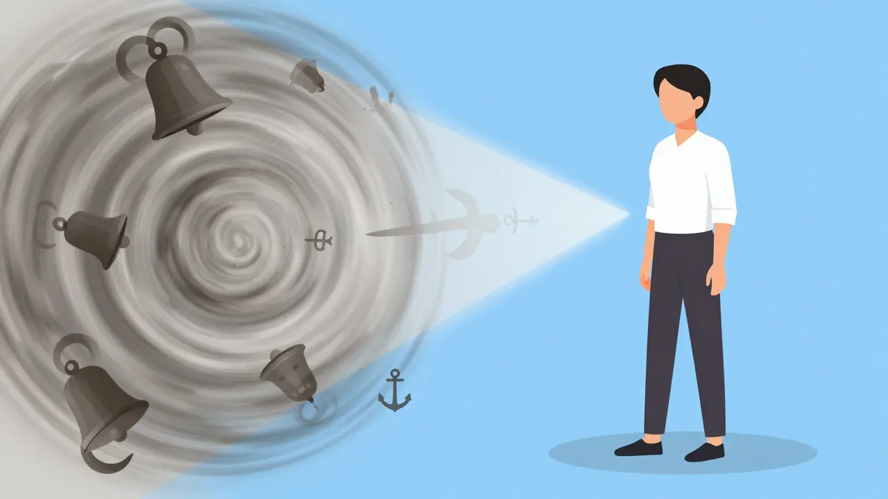 Illustration contrasting classroom chaos with mindful calmness
